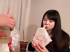 326FCT-049 Seductive Redhead Japanese Babe Skillfully Swallows Cock With Ease