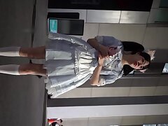 cce105 Asian Teen Explores Pleasure Taking Two Dildos Then Goes Wild