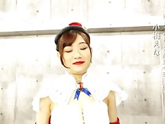 MSZ15_03 Naughty Noa Tsukishima Tempts in Glass on Balcony Show