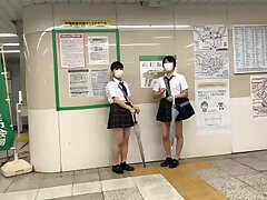 k16zen Naughty Schoolgirl's Secret Train Adventure with Mysterious Strangers