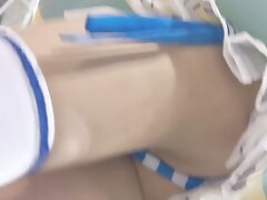 KFC_The_best_COS_Rem Mesmerizing Japanese Teen Teases With Big Tits Before Expert Footjob