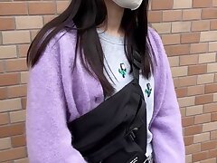 SNAPTOKYO66_RAN_23 Sweet Petite Brunette Asian Provides Knee-Level Oral Delights Sensually