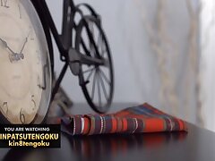 KIN8-3937 Japanese Beauty Takes A Giant Cucumber Deep Into Her Taut Pussy