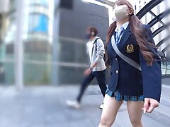 HIPANGEL104 Japanese Babe Takes Big Dick Deep In Her Mouth