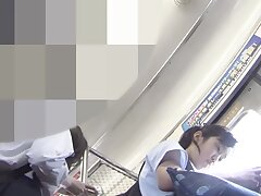 GS016 Hot Japanese Teens Enjoy Taking Turns With One Lucky Man