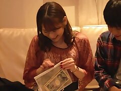 YUJ-004 Curvy Babe with Curls Teases, Strips, and Satisfies His Urges