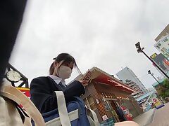 4kkzzpeep Mesmerizing Asian Teen's Sultry Titjob & Booty Showdown Delight