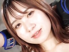 BSKR01 Sizzling Asian Beauty Takes On Massive Dong in Hot, Steamy Action