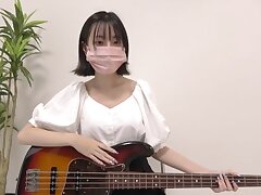 bass_lesson_01 Hot Japanese Babe Takes Big Dick In Mouth And Pussy