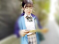 509JPAK-061 Excited Asian Teen Enjoys Expert Pussy Fingering Techniques