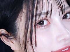 AMTM02 Japanese Babe With Hairy Pussy Masturbates Seductively On Cozy Bed