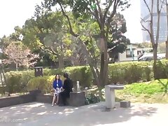 GVG-317 Sexy Japanese Cutie Gets Down On Her Knees For A Hot Titjob Treat