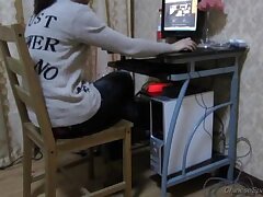 0728_CHISP-M073CLTWLSH Sweet Japanese Beauty Takes Two Big Dicks in Her Hairy Pussy