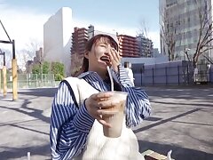 229SCUTE-1303 Naughty Japanese Cutie Shows Off Her Blowjob Skills