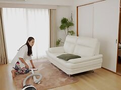 DDOB-115 Japanese Brunette Takes a Powerful Facial Orgasmic Blast